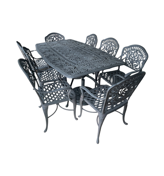 Hanamint Tuscany Dining Table and 8 Chairs (0LV001)