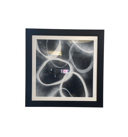 David Dauncey Black and White Abstract on paper, multi media (0I600R)