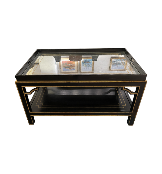 Monarch by Century Mirrored Chinese Fret Coffee Table (0QO00O)