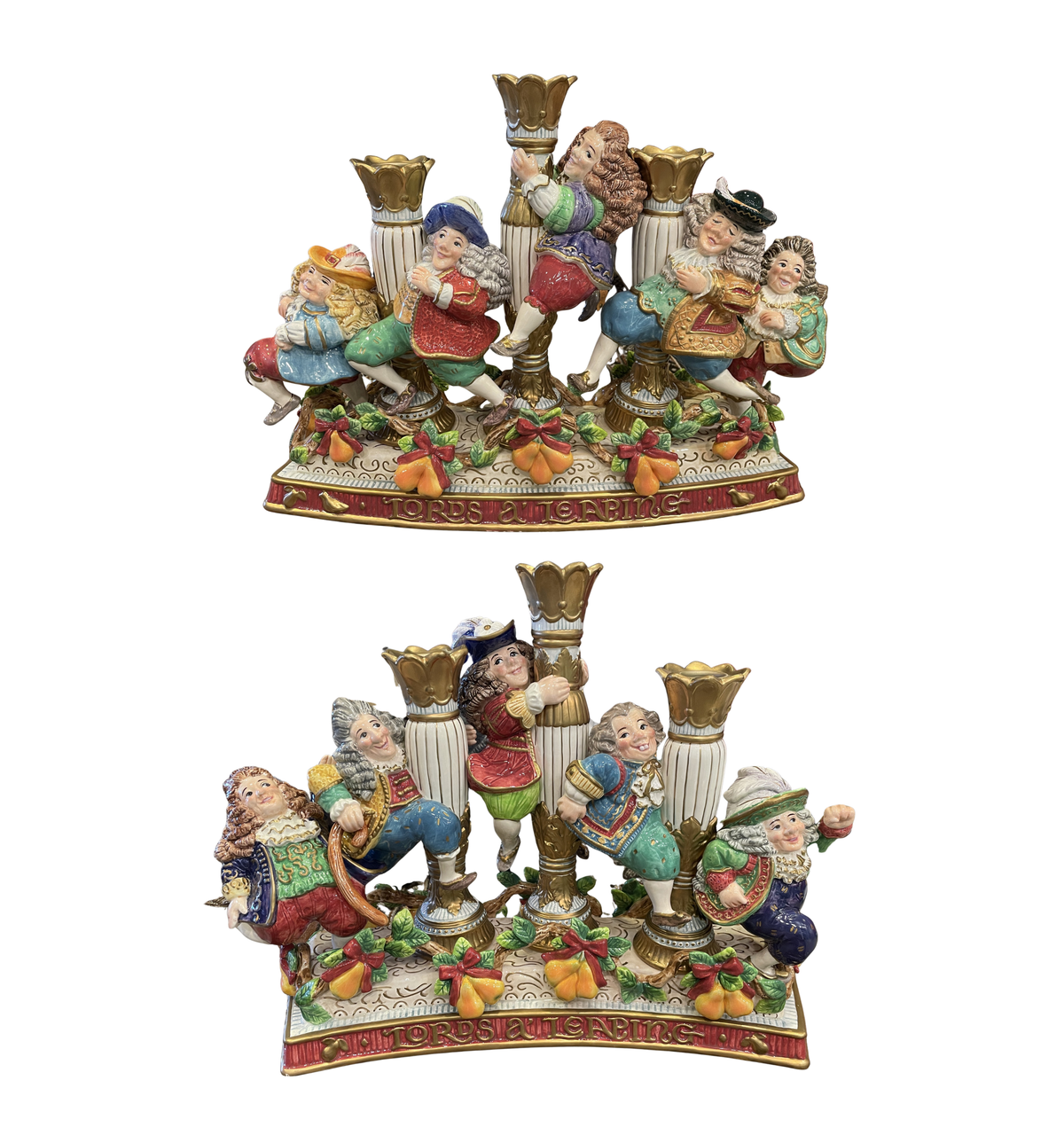 Fitz and Floyd 12 Days of Christmas 10 Lords a Leaping (0Q7007)