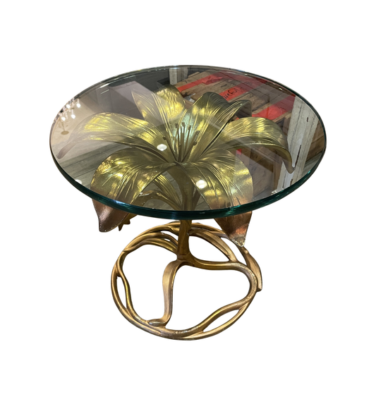 Vintage Arthur Court Lily End Table, AS IS (0K5001)