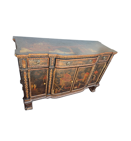Maitland Smith Chinoiserie Sideboard (0N1002)