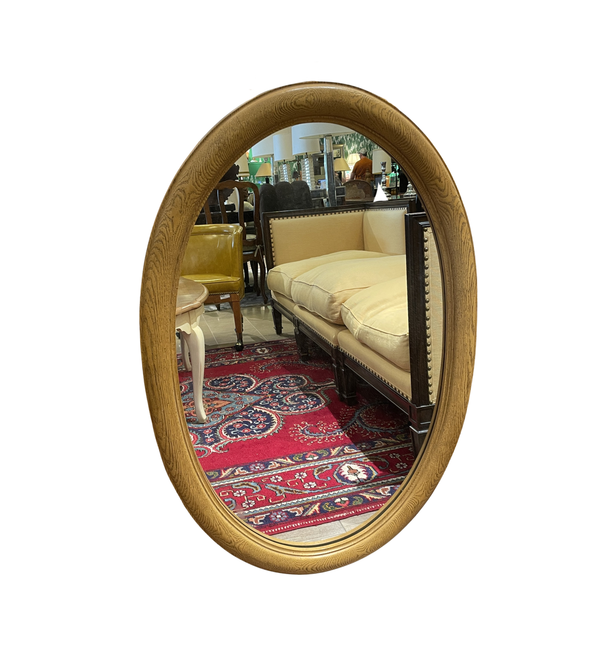 Oak Oval Mirror (0P8005)