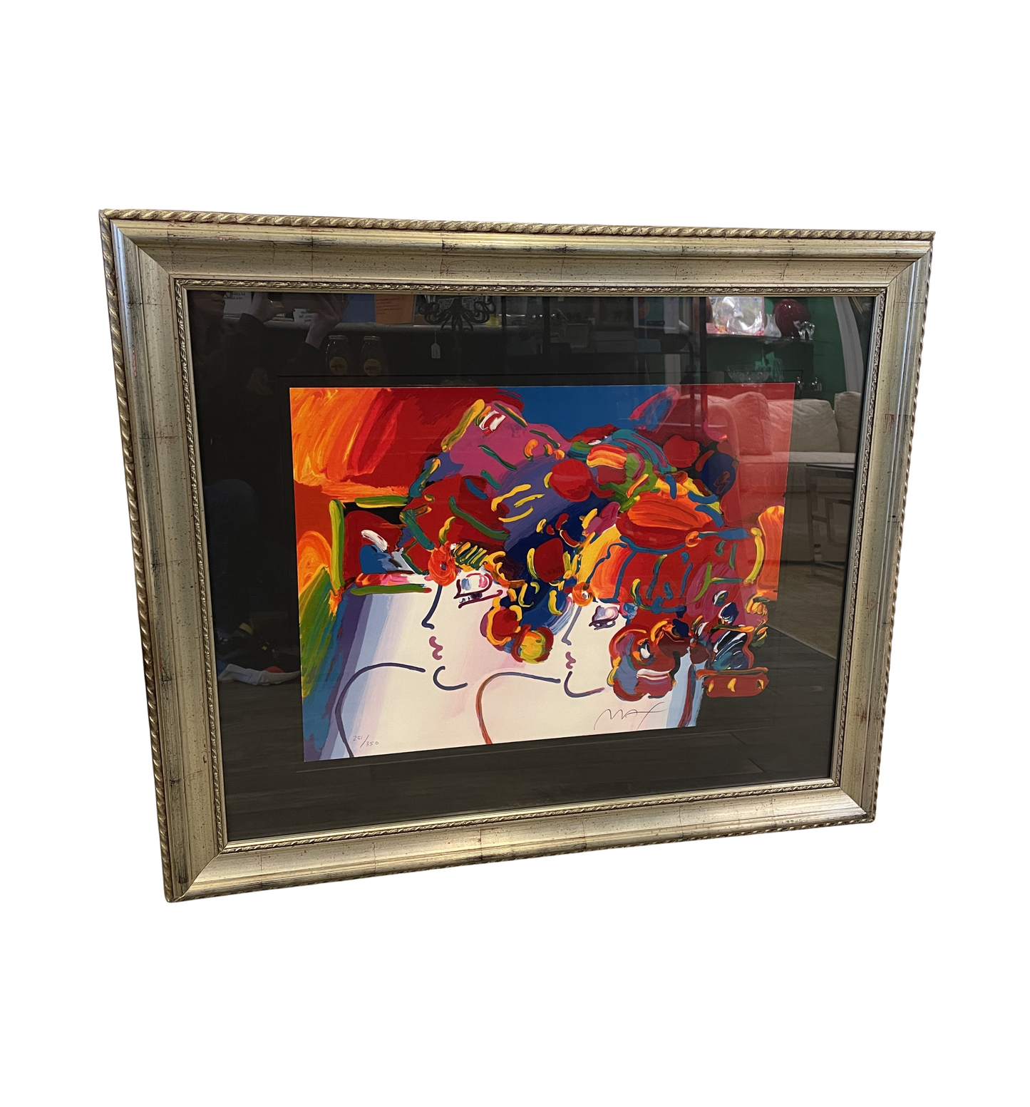Peter Max "Mondrian Ladies" Lithograph signed in pencil (0LM005)