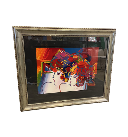 Peter Max "Mondrian Ladies" Lithograph signed in pencil (0LM005)