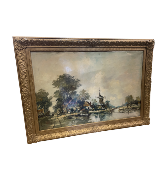 Rob Verheijen (Dutch, 1877-1960) Landscape on Canvas (0M1009)