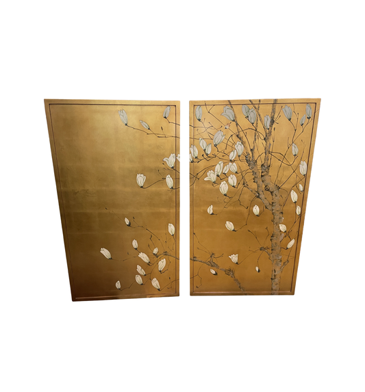 Theodore Alexander Spring Magnolias Diptych (0OT00Y)
