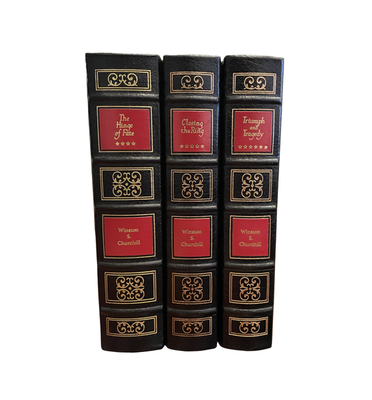 Easton Press Winston Churchill WWII Three Volumes (0MJ00M)