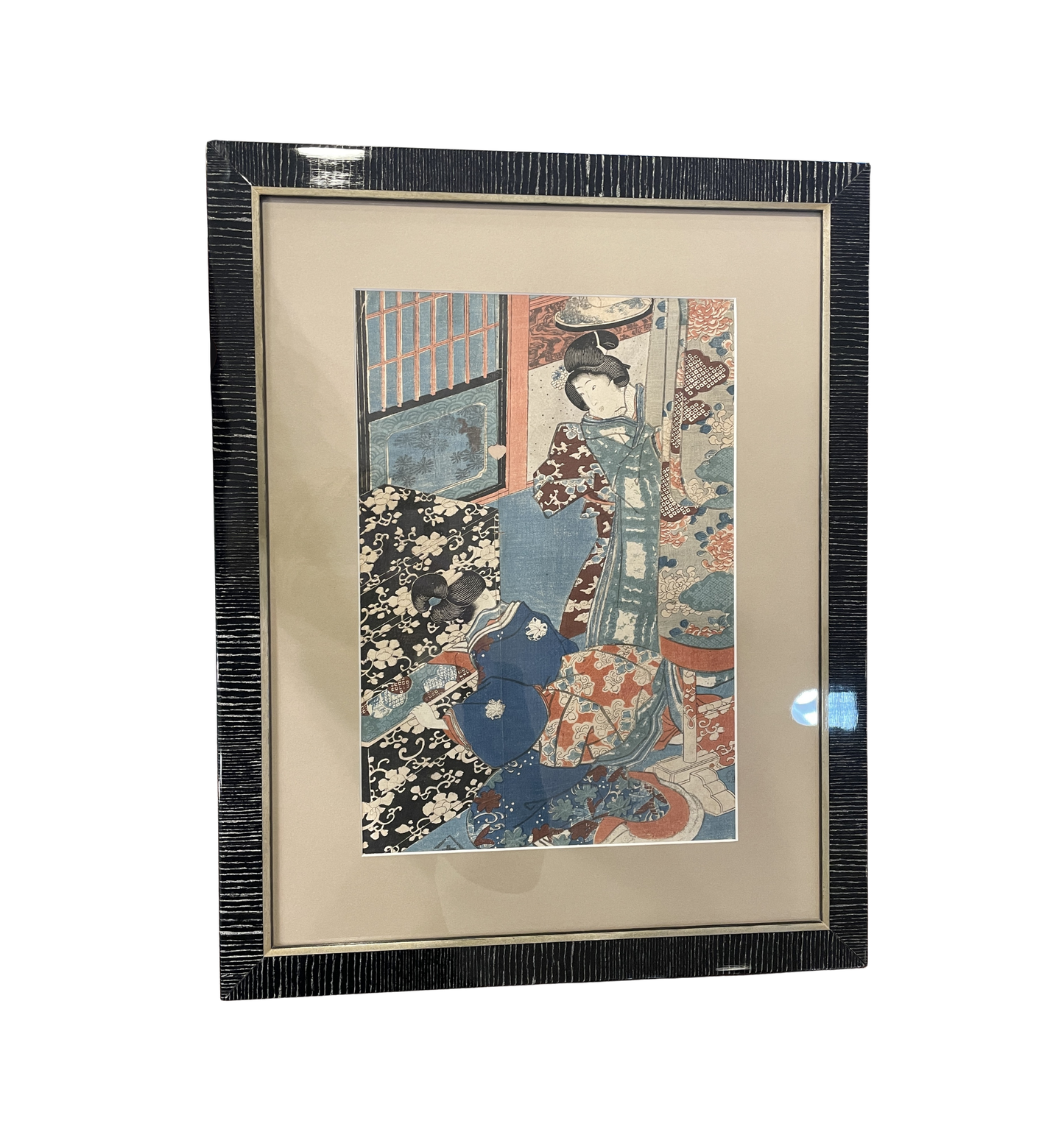 Utagawa Kunisada Japanese Block Print, stamped in lower right, AS IS (0A5007)