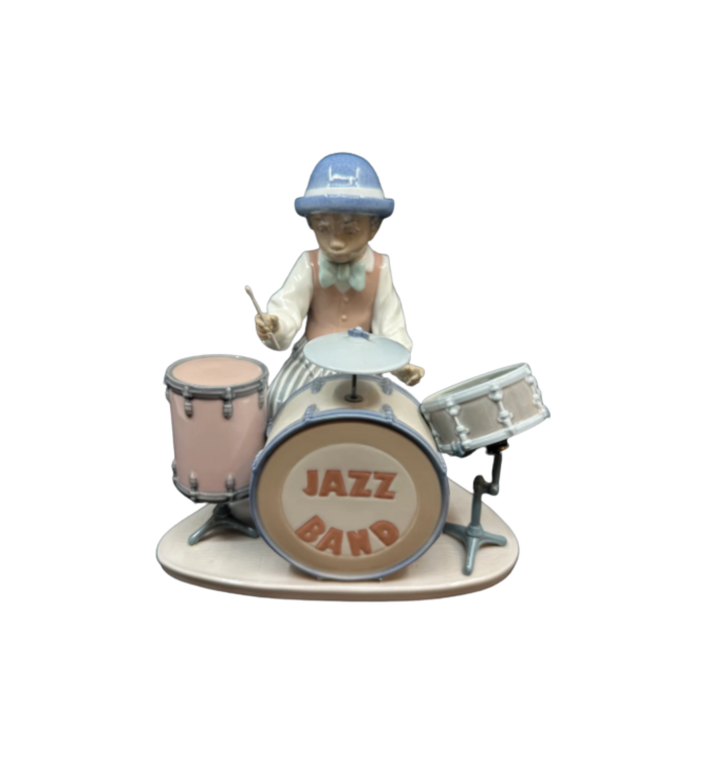 Lladro Jazz Drums Figurine #5929 AS IS Black Legacy Collection (61VYVH)
