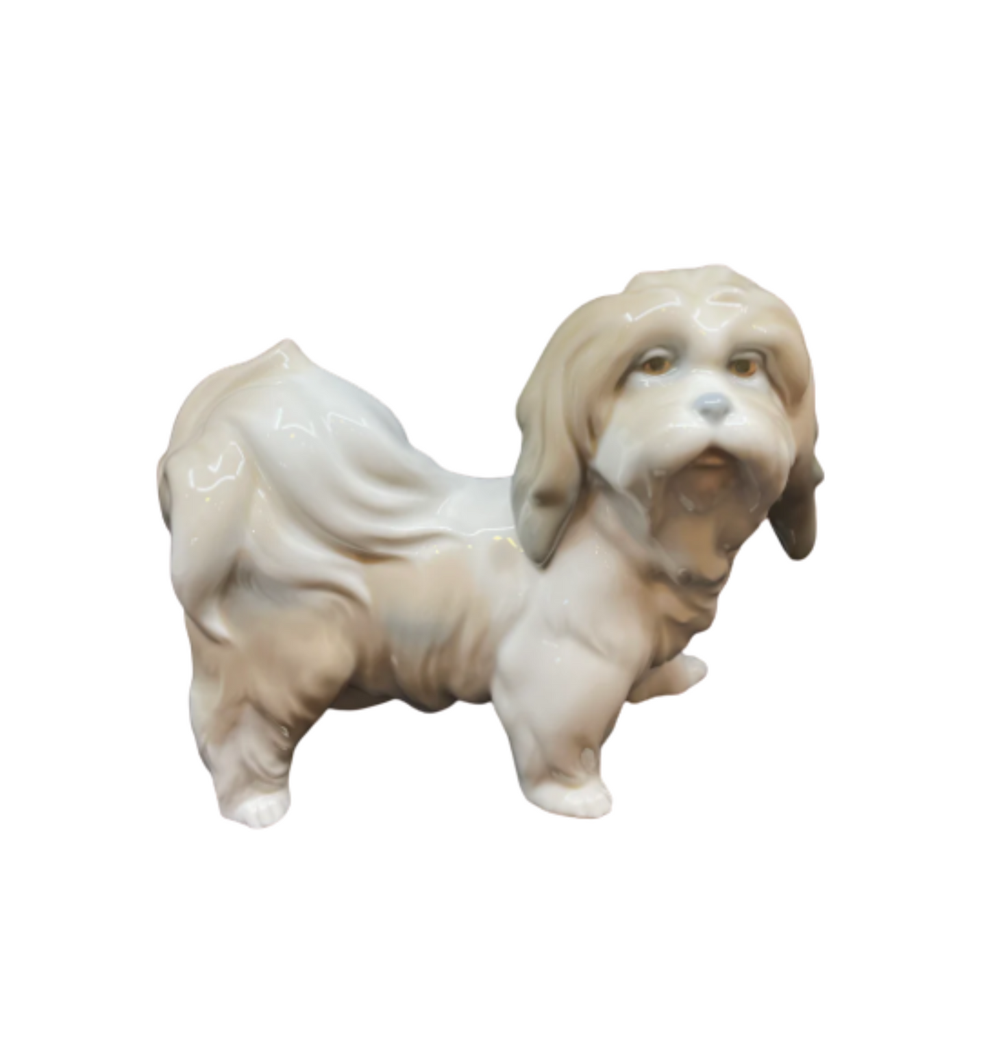 Lladro Lhasa Apso Dog Figurine 4642 (0D300B)