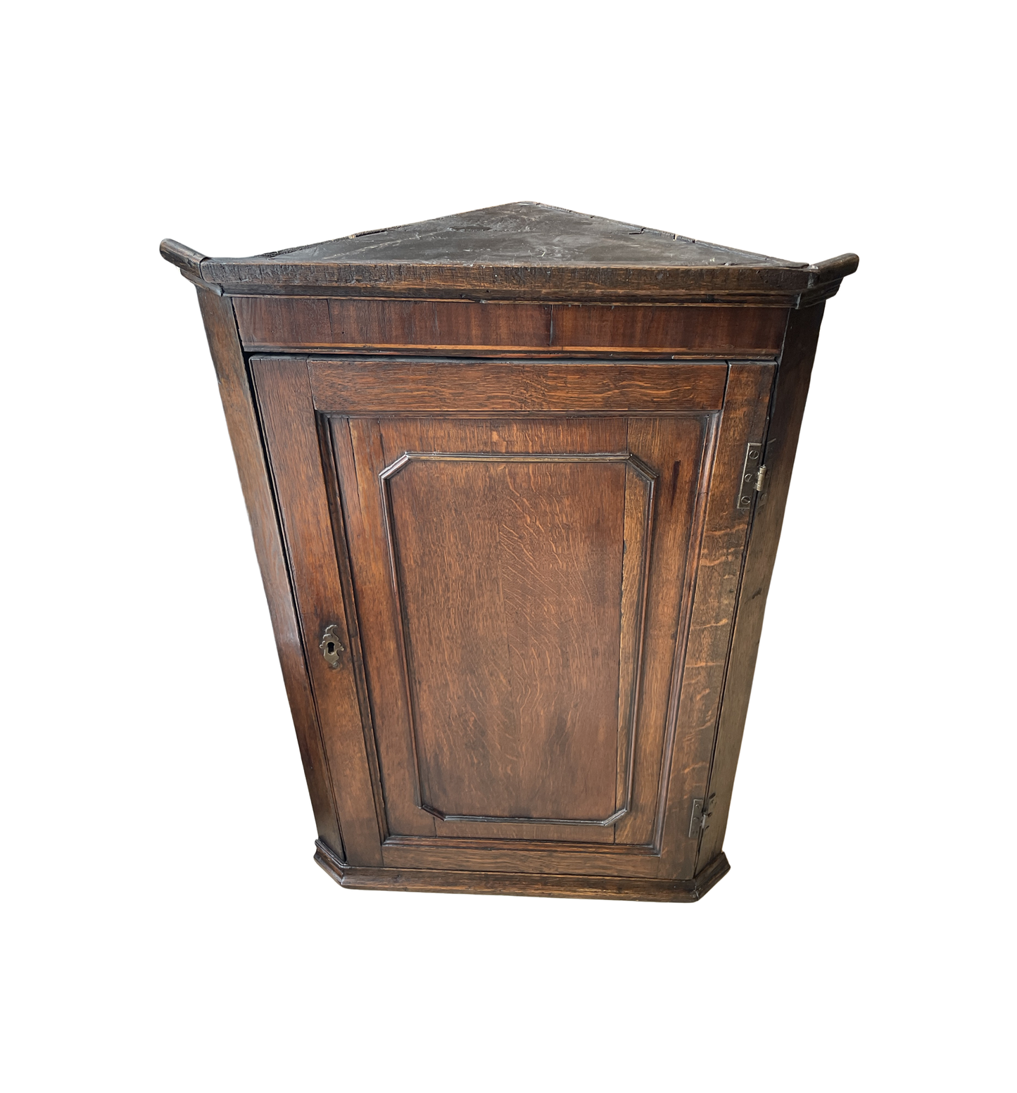 Antique Hanging Corner Cabinet (0NW007)