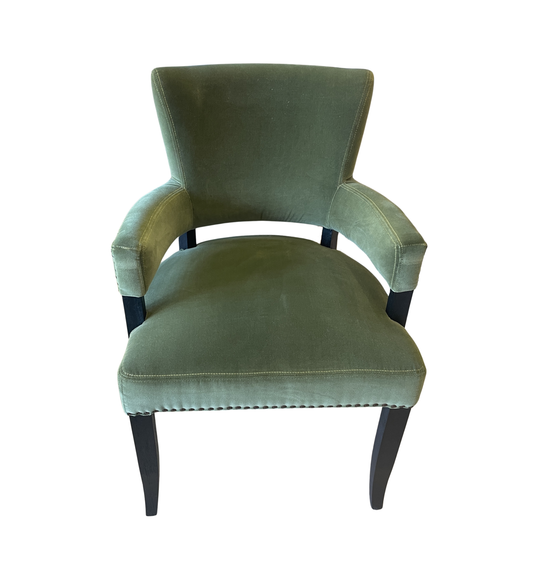 Arhaus Green "Fallyn" Chair (Two available 0LT001 and 0LT002)