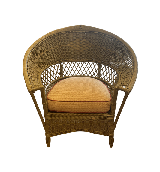 Antique Wicker Chair, AS IS (0I5003)