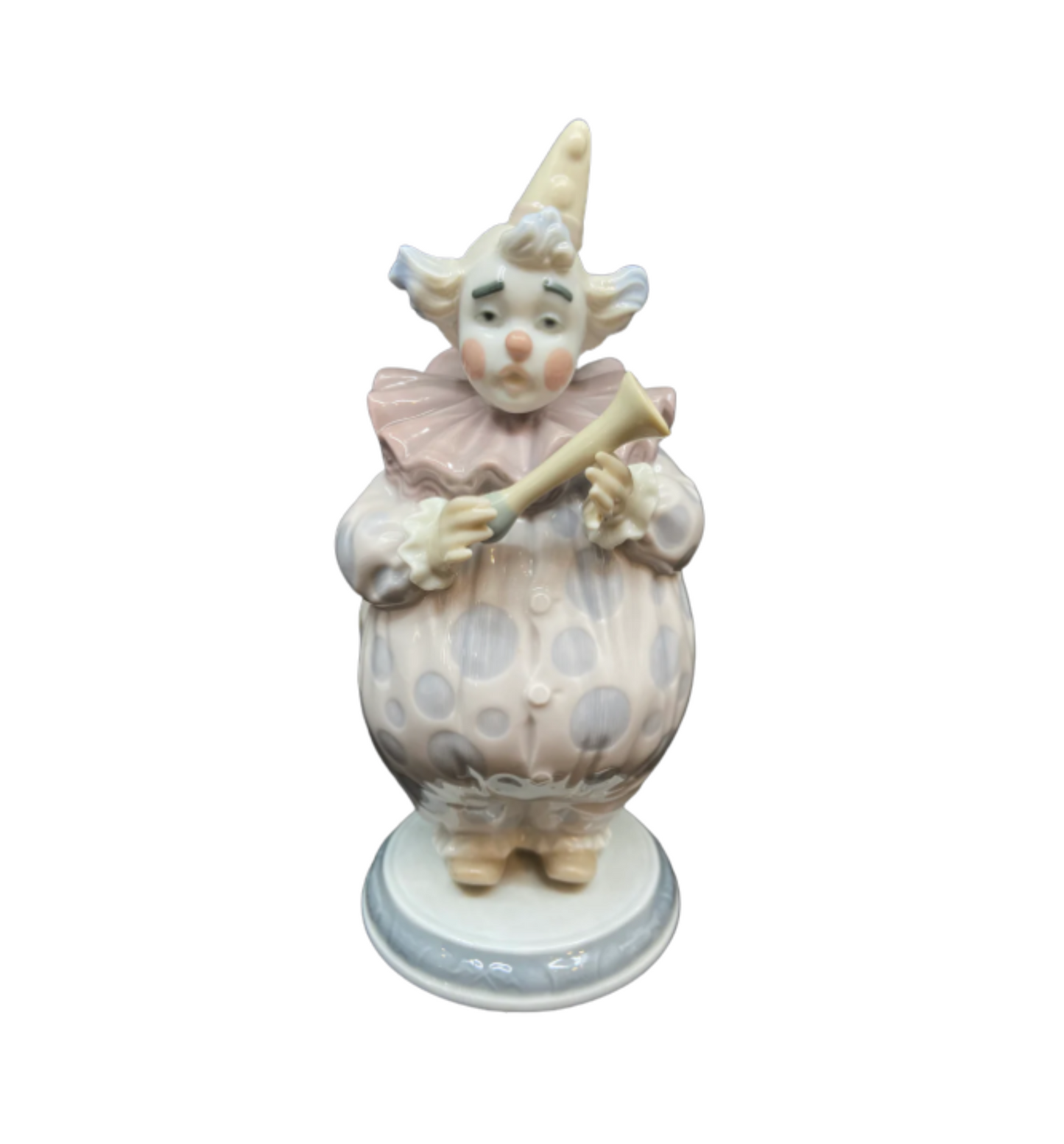Lladro The Show Begins 2003-08 Clown Porcelain Figurine #6983 (W2L2BL)