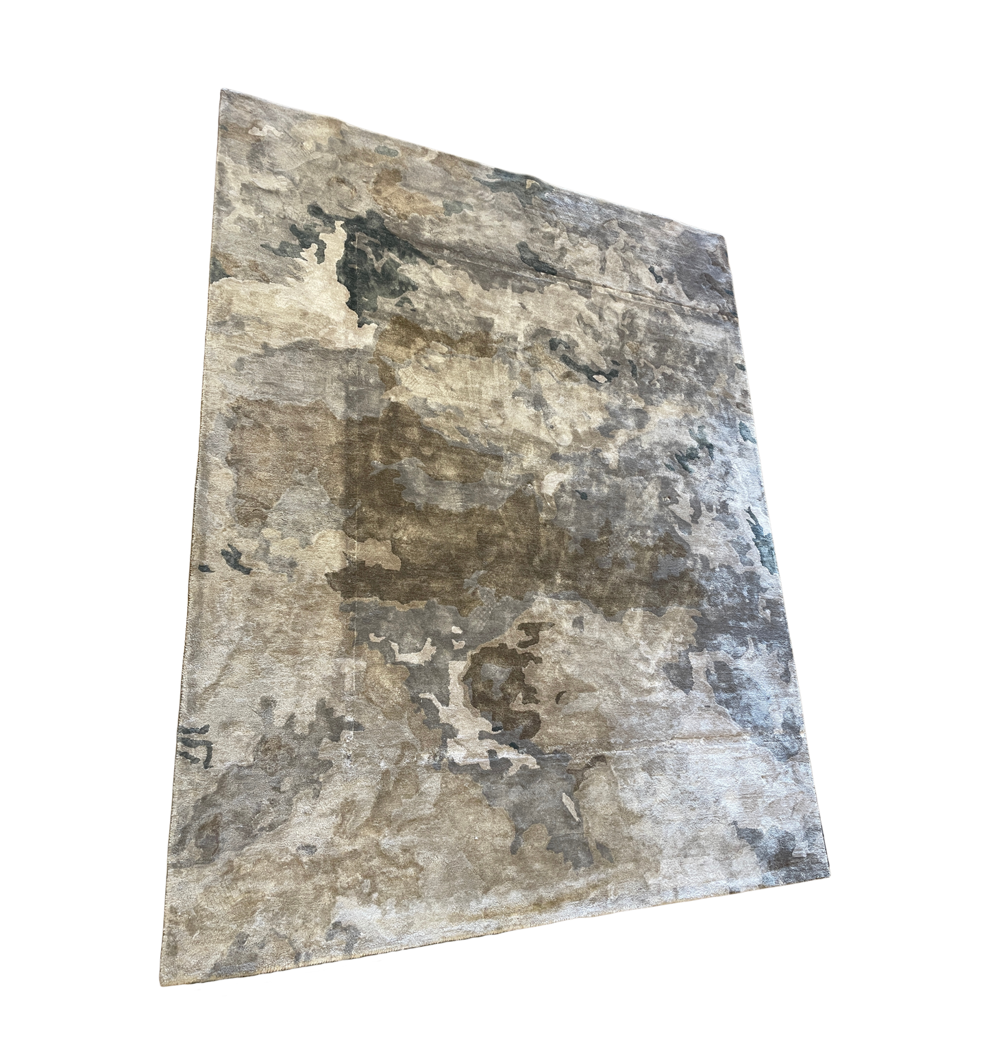 Jaipur Rug, Blue and Taupe (8'x10') (0LG019)