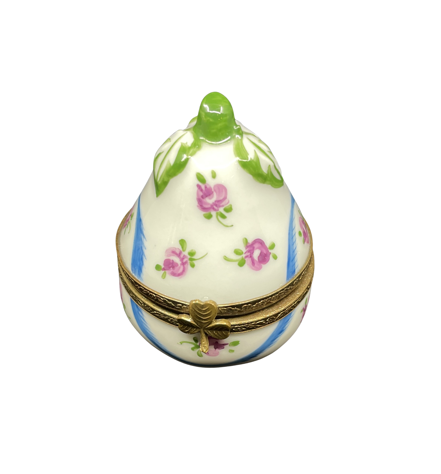 Limoges Pear Trinket Box (0I0002)