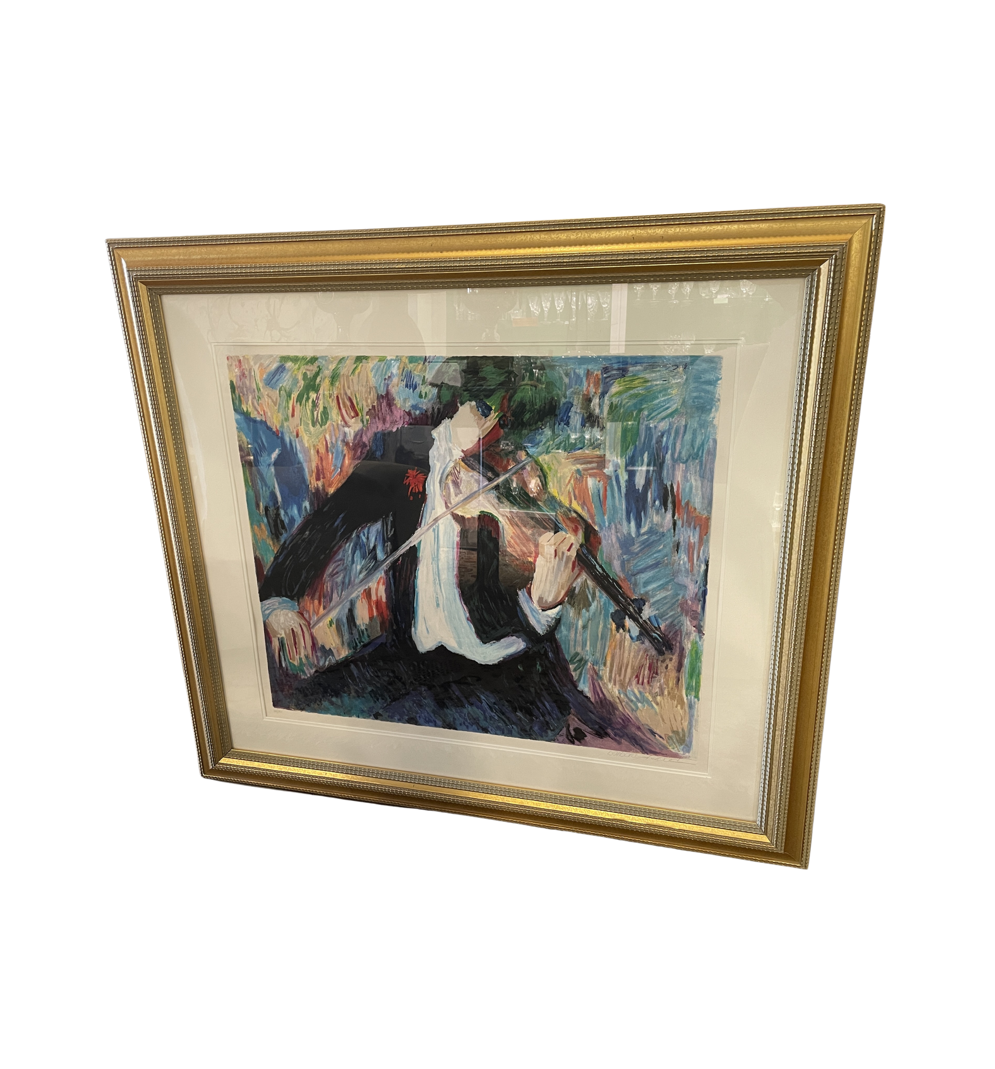 絵画 Barbara Wood Violinist by Barbara Wood - For Sale on Art Brokerage 絵画