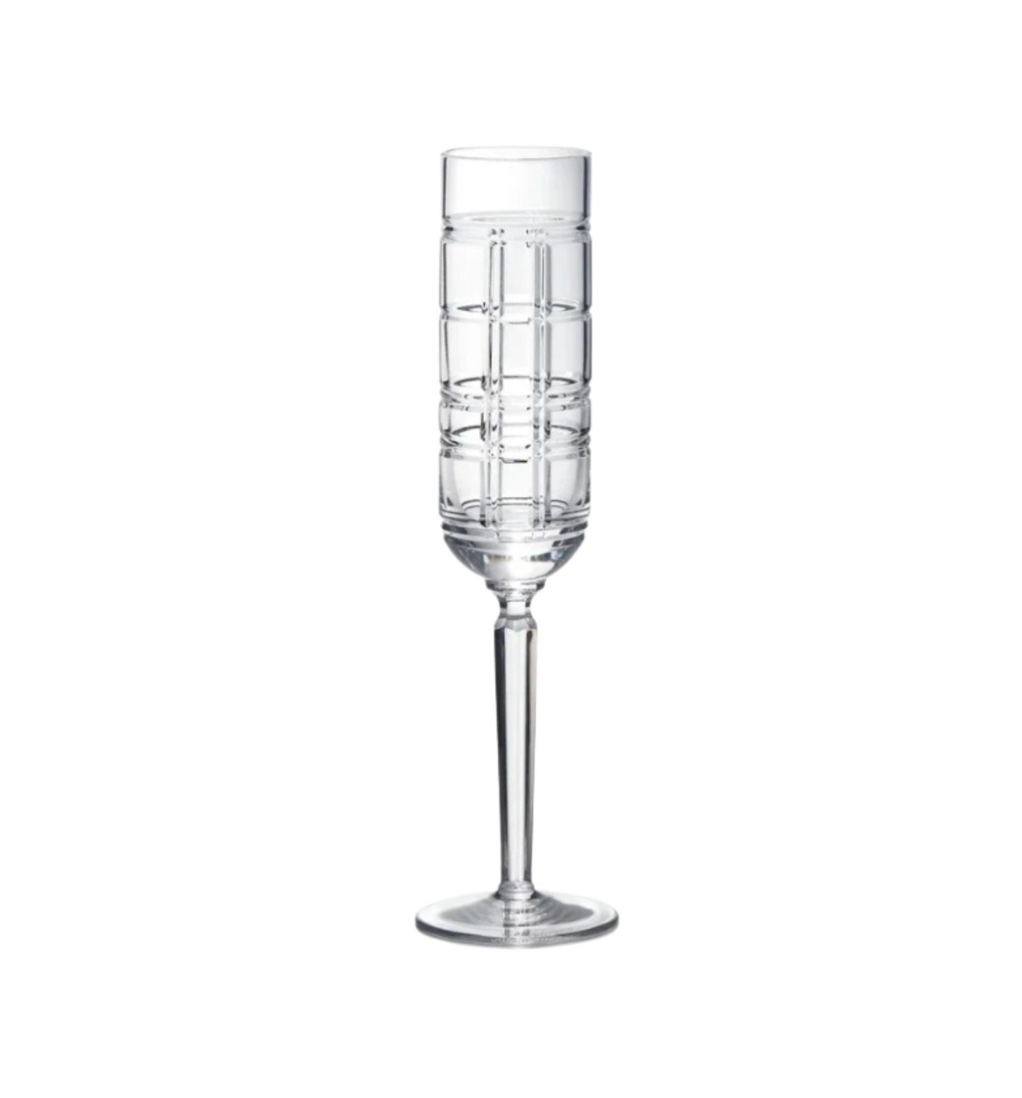 Ralph Lauren Hudson Plaid Champagne Flute (03H00O)