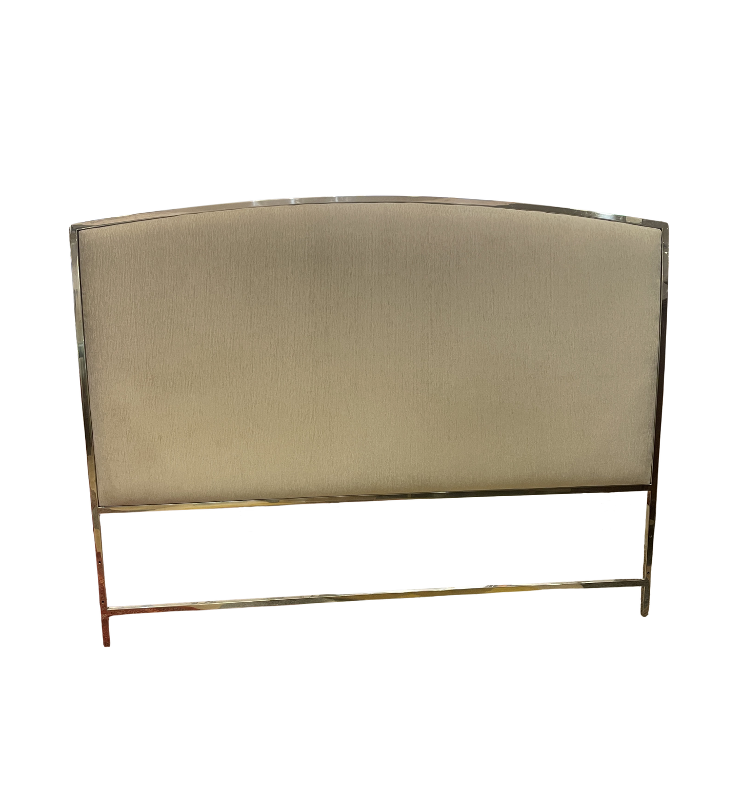 Bernhardt Silhouette King Upholstered Bed with Chrome Frame (0IV00C)