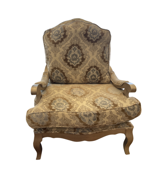 Oversized Bergere Chair, AS IS (Two Available) (0GW003)
