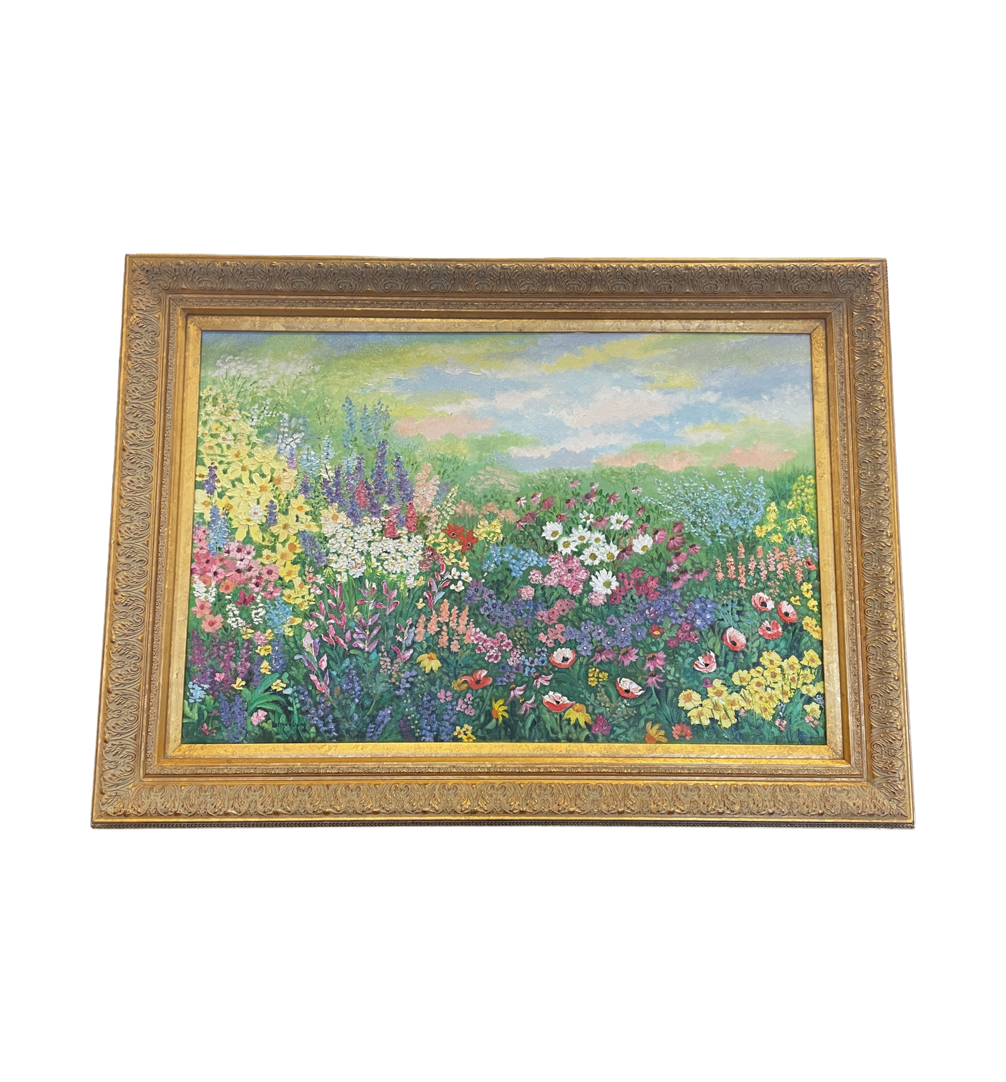 Jeanette Wittenberg, Oil on Canvas Field of Flowers (0I8006)