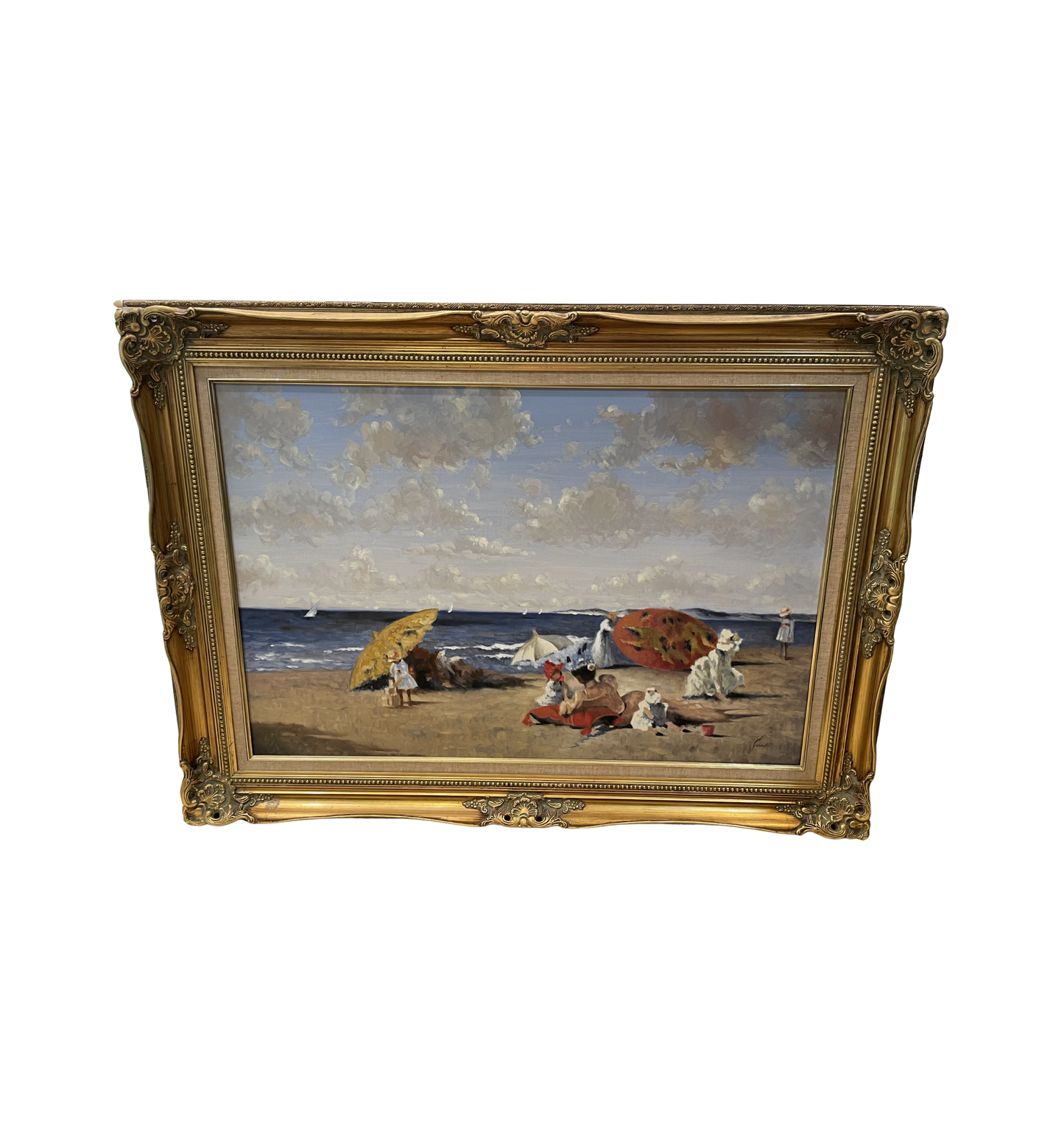 Lugano Candi Seascape Oil on canvas (0ND00G)