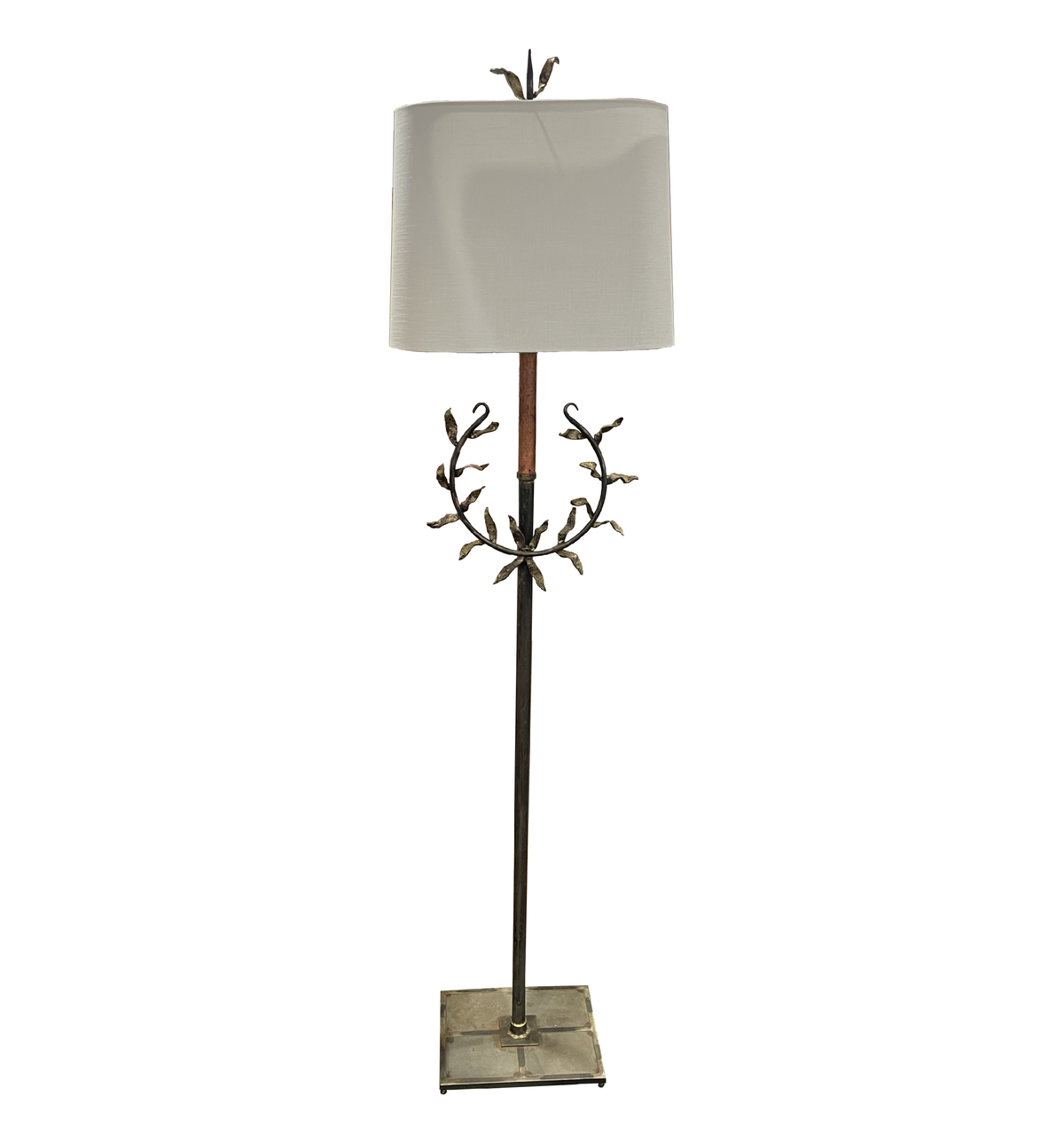 Iron Laurel Floor Lamp (051004)