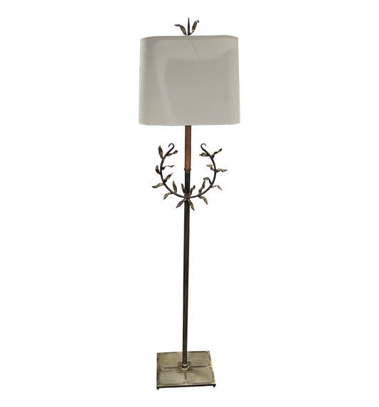 Iron Laurel Floor Lamp (051004)