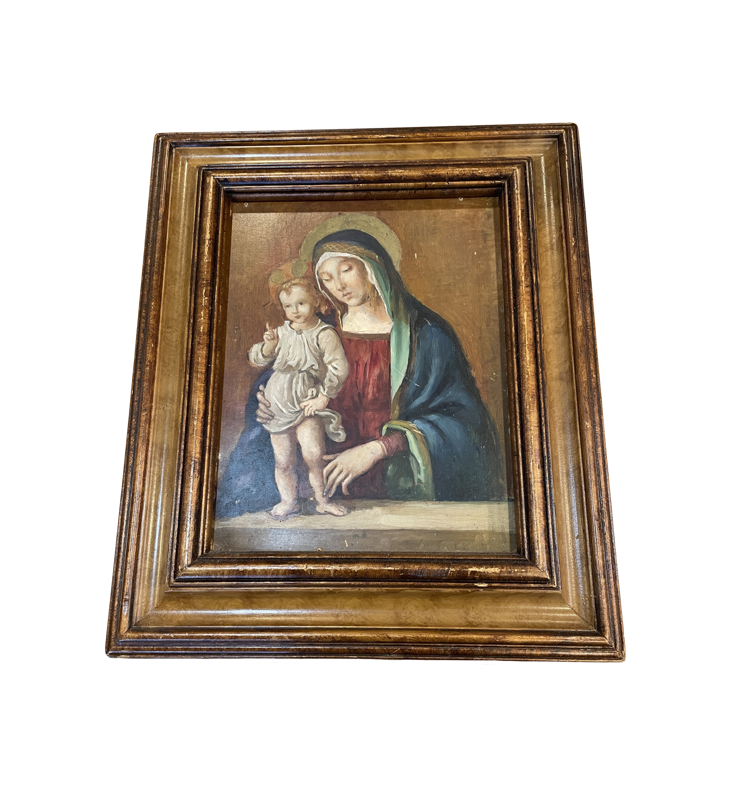 Reproduction of Bernardino Pinturicchio, Oil on Board "Madonna of the Windowsill" (03T00P)