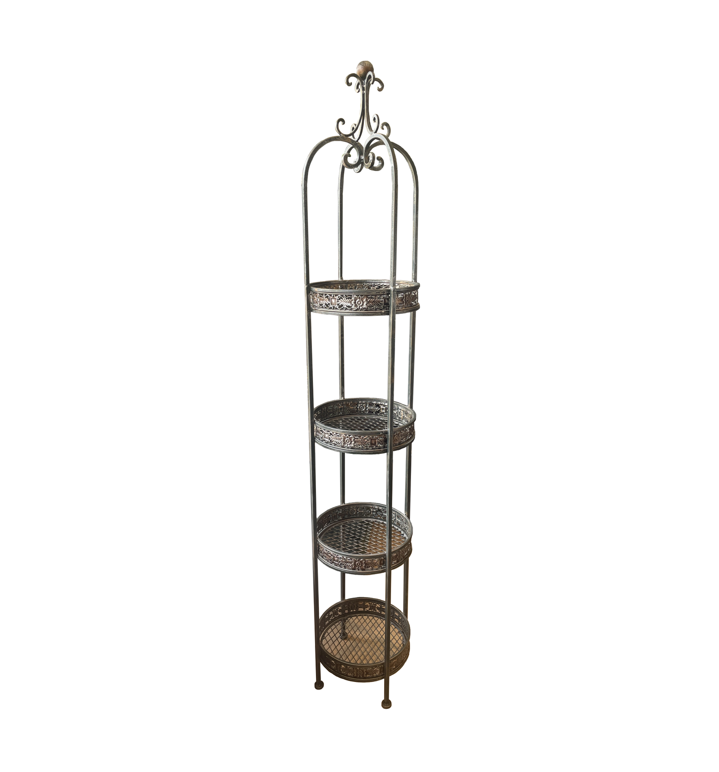 Metal Cylindrical Etagere (0N800C)