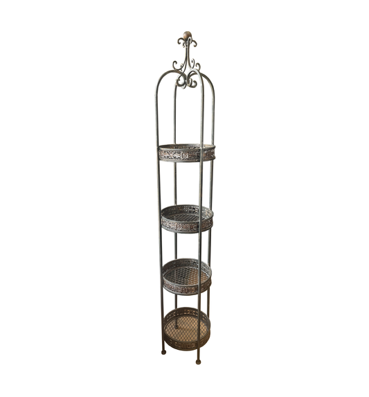 Metal Cylindrical Etagere (0N800C)