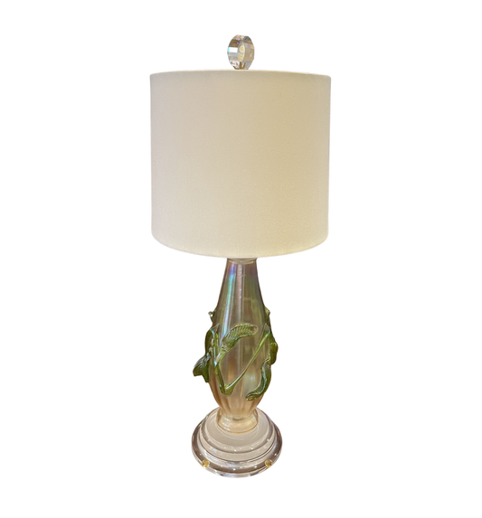 Art Nouveau Iridized Kralik Lamp (0KP00P)