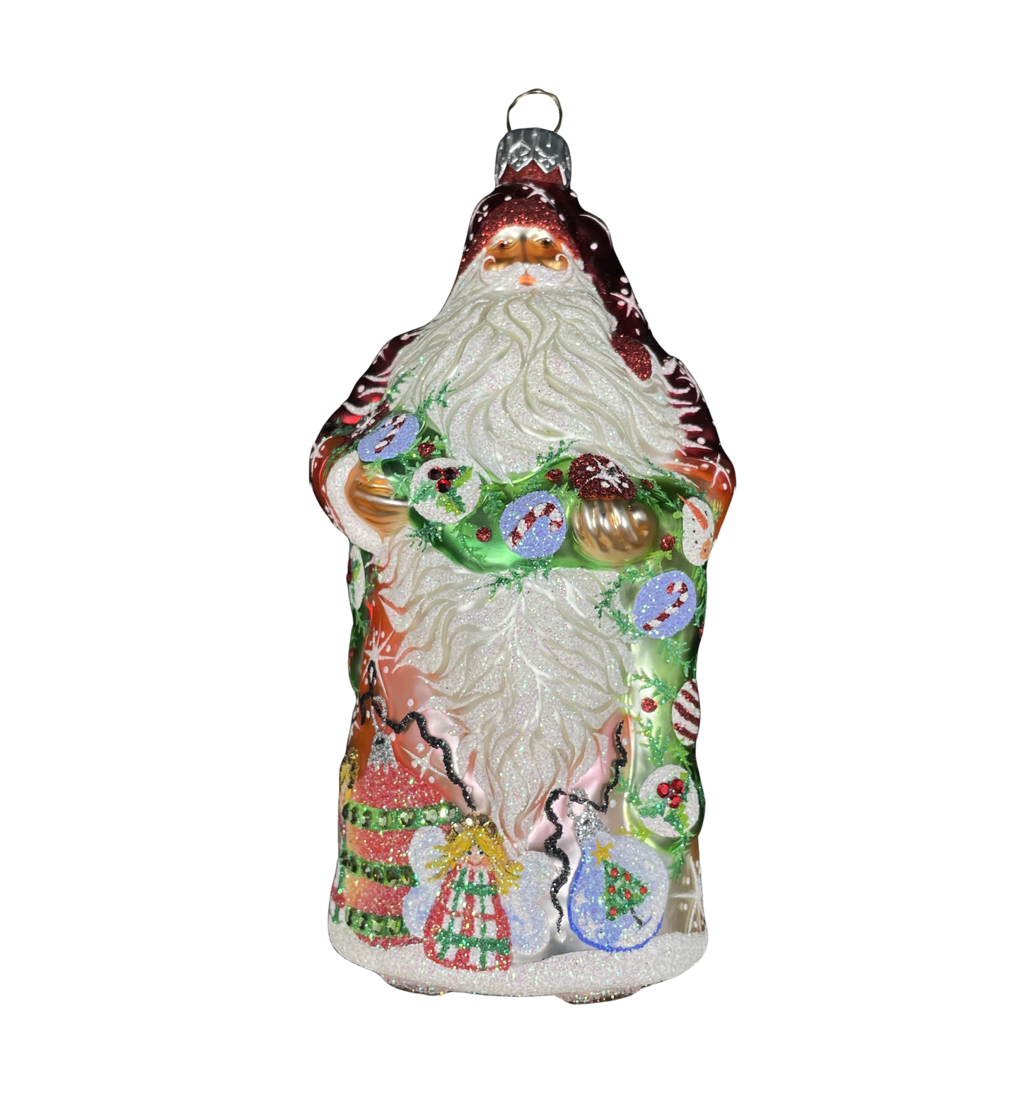 Patricia Breen Noel Theatre Garland Santa (0IK01E)