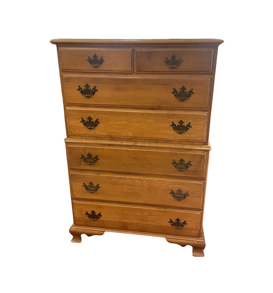 Sprague and Carleton Hard Rock Maple Dresser, Tall AS IS (0M4005)