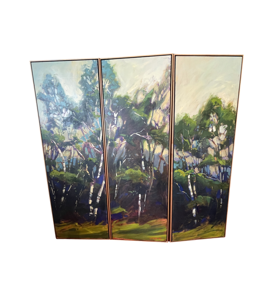 Jan Schmuckel Tryptic, Oil on Board (0JW003)