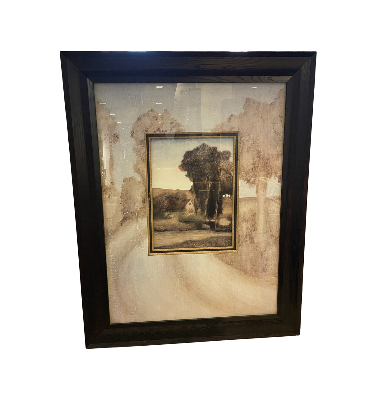 Bassett Fine Art Farmhouse Scene Decorative Art (0NX006)