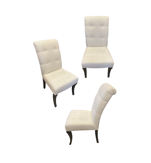 Ethan Allen Pattern Tufted "Dayton" Upholstered Dining Chairs, set of 6 (0I6006)
