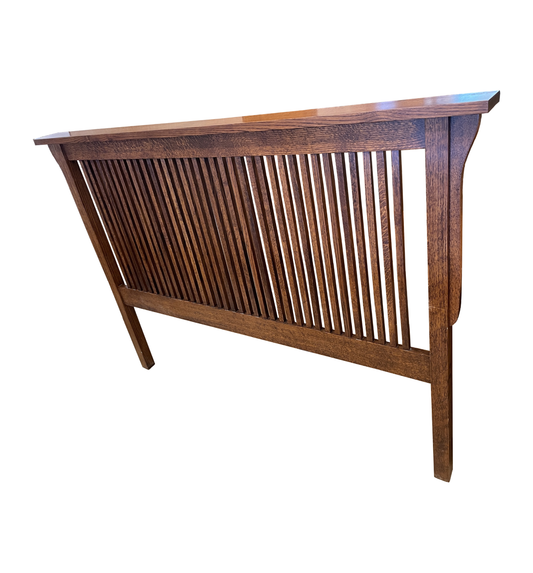 Morris Style Oak Mission Queen Bed (0Q4001)