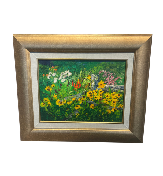 Jeanette Wittenberg Oil on Canvas "Sunflowers in the Summer" (0I800A)