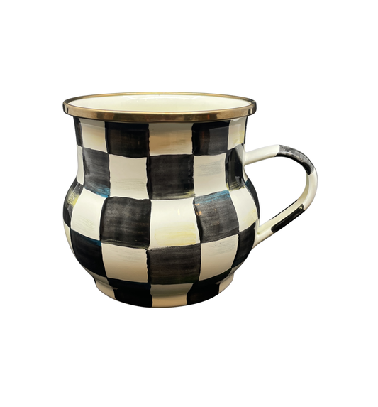 Mackenzie-Childs Courtly Check Enamel Mug (Four available 0PT002)