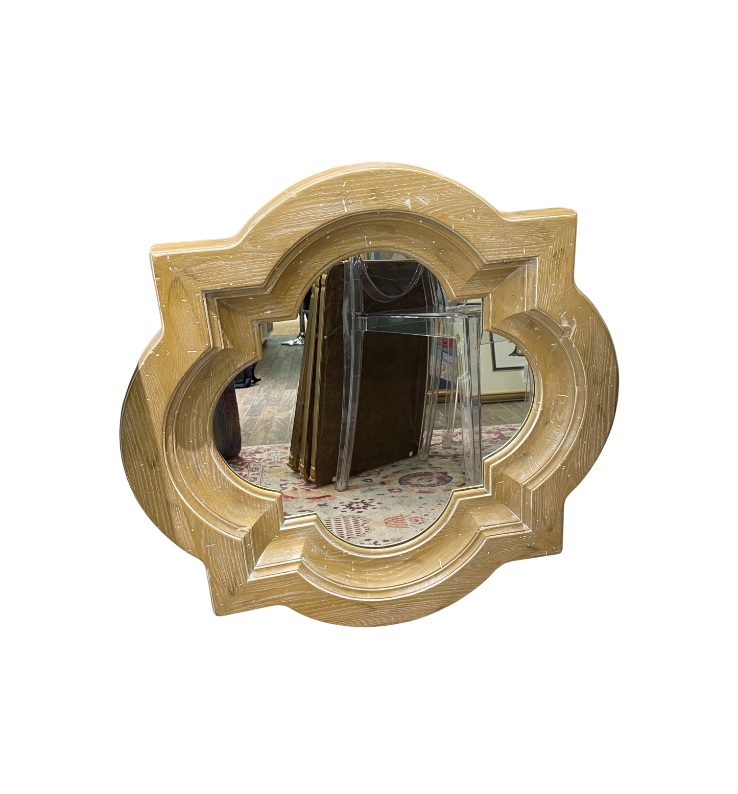 Quatrefoil Mirror in Pine (0HO00P)