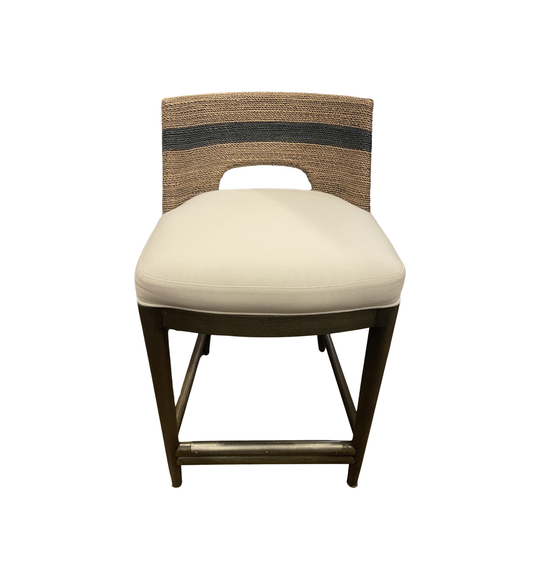 Palecek Fritz Rope Barstool (counter height) (Three available 0N200J,00K,00L)