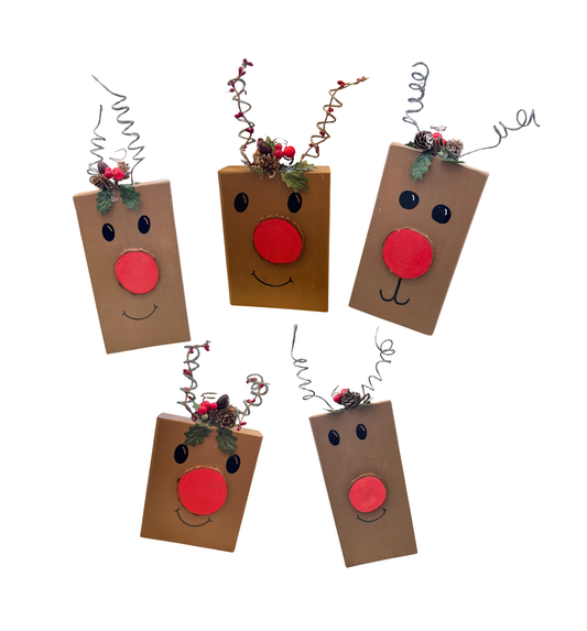 Woodblock Reindeer (00O00E)