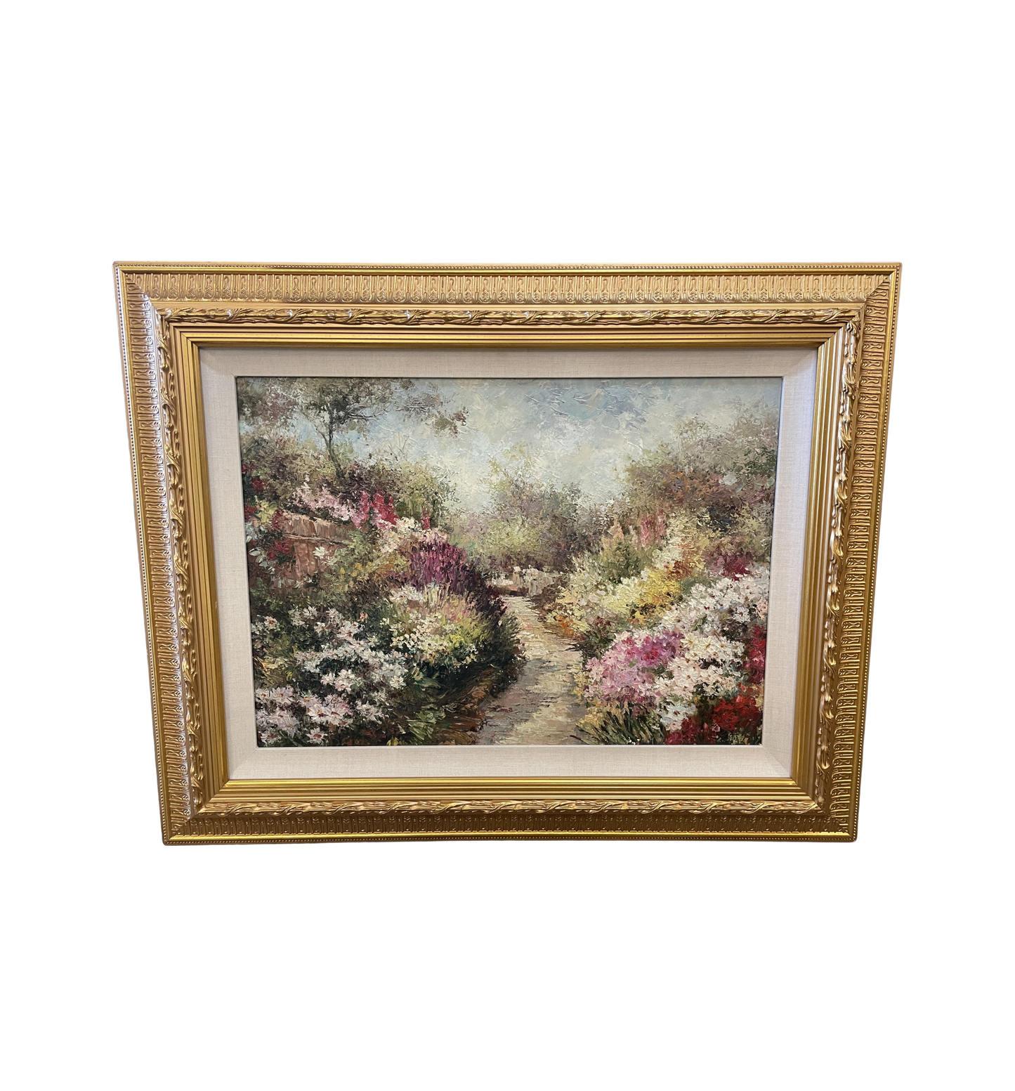 Crowell Impressionist Floral on Canvas (0OT013)