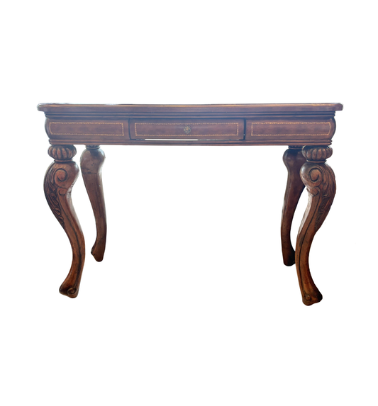 Cabriole Leg Console Table/Narrow Desk (0KS001)