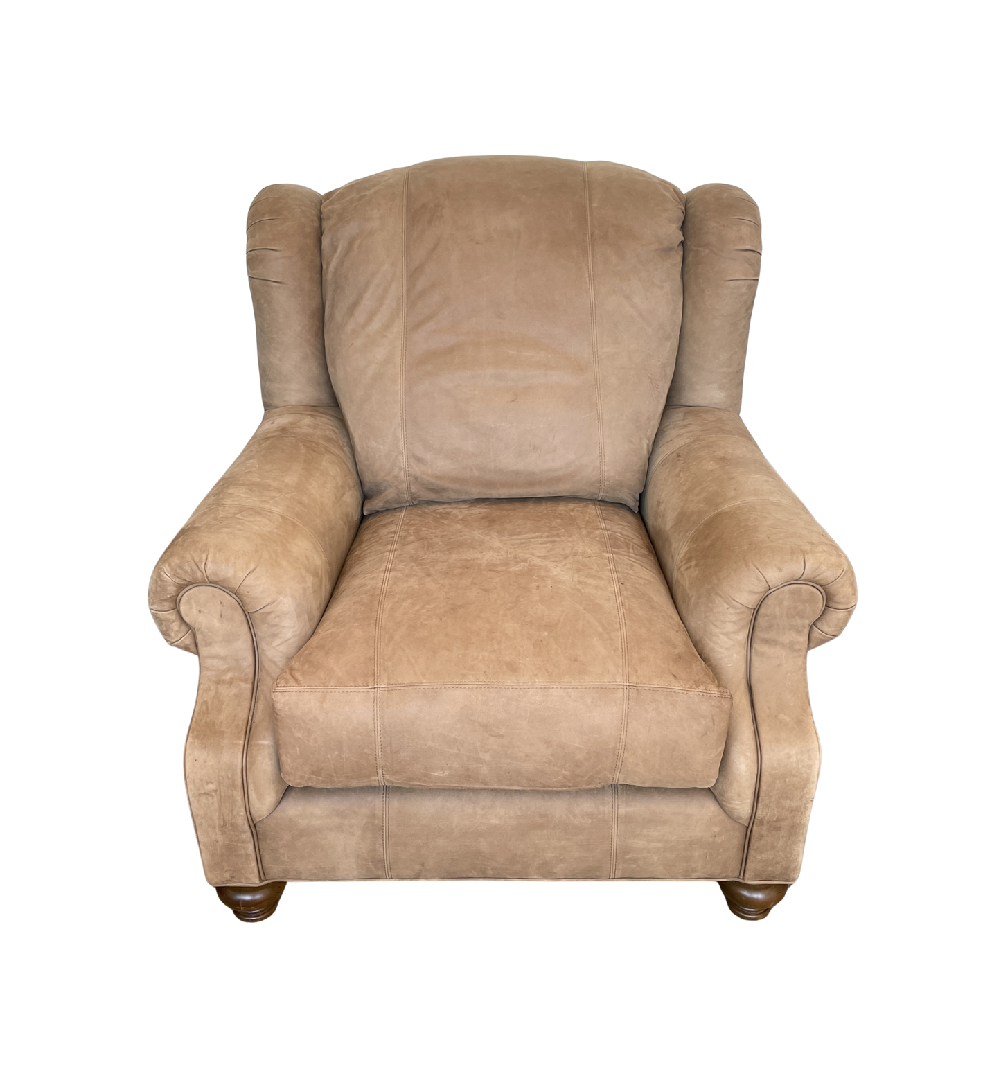 Henredon Overstuffed Mirco-suede Chair (Four available 0ED00D 0ED00E 0ED00F 0ED00G)