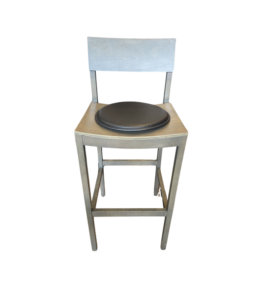 CB2 Wooden Barstool, AS IS (Five available 01B01L 01B01M 01B01N 01B01O 01B01P)