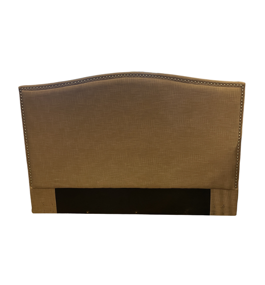 Upholstered Headboard, Taupe with Nailheads (0L701U)