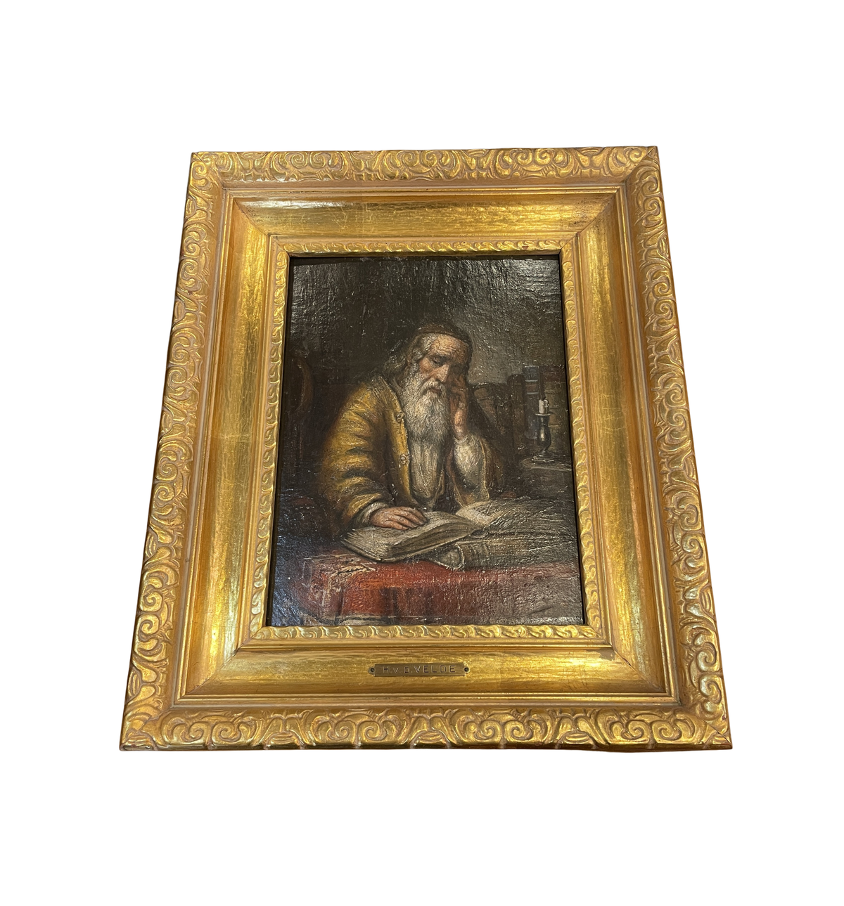 Henry van de Velde (Belgium 1896-1969) Rabbi Oil on Board (0OT00X)